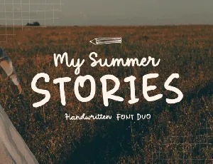 My Summer Stories Script font