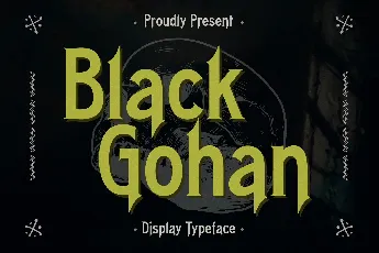 Black Gohan font