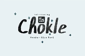 Chokle Free font