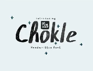 Chokle Free font