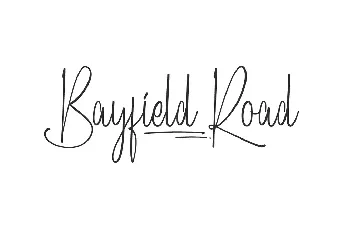 Bayfield Road Demo font