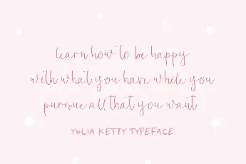 Yullia Ketty font