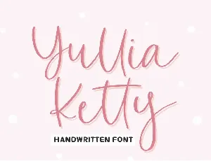 Yullia Ketty font