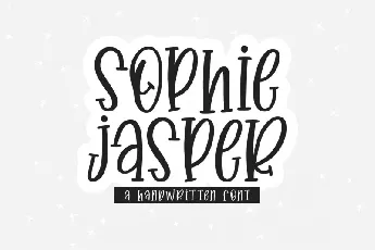 Sophie Jasper font