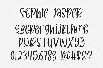 Sophie Jasper font