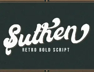 Suthen Bold Script font