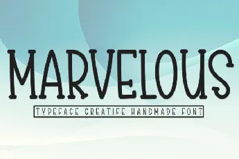 Marvelous Display font