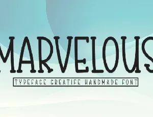 Marvelous Display font