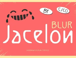 Jacelon Blur font