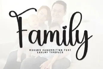 Family Script font