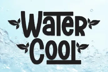 Water Cool Display font