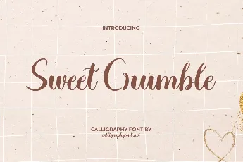 Sweet Crumble Demo font