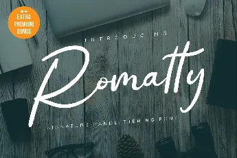 Romatty font