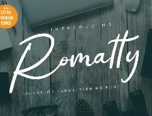 Romatty font