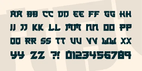 Kamikaze font