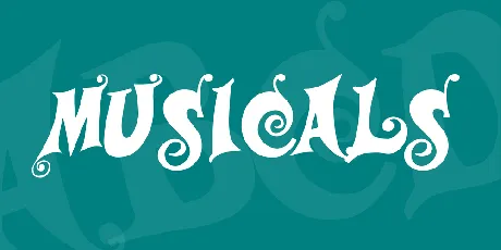 Musicals font