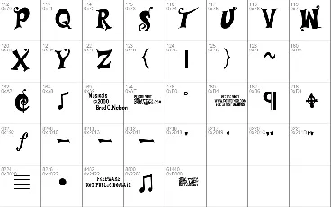 Musicals font