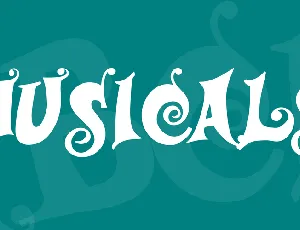 Musicals font