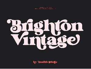 Brighton Vintage font