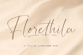 Florethila font