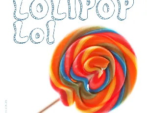 Lolipop Lol font