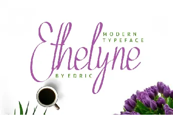 Ethelyne Script font