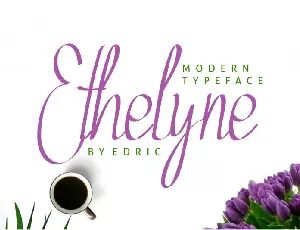 Ethelyne Script font