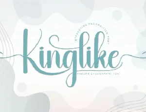 Kinglike Script font