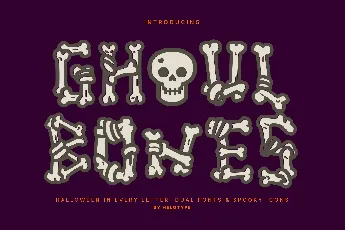 Ghoul Bone - Personal Use font