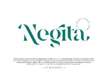 Negita font