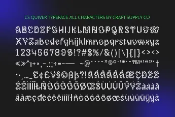 CS Quiver font