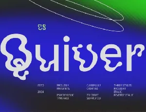 CS Quiver font