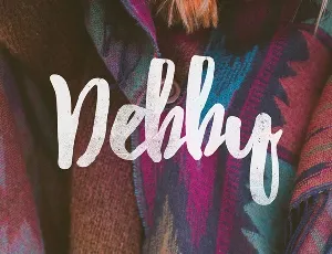 Debby Free font