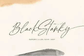 Black Stanky font