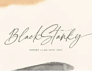 Black Stanky font