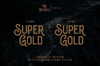 The Goldies font