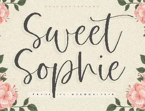 Sweet Sophie font