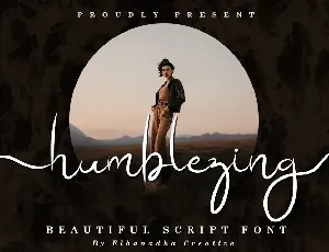 HUMBLEZING DEMO font