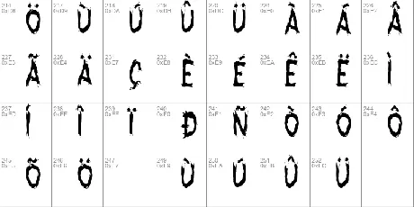 MrHorror font