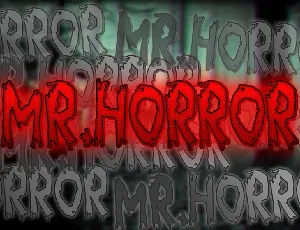 MrHorror font