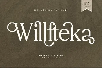 Willfteka font