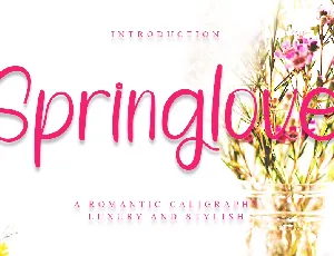 Springlove font