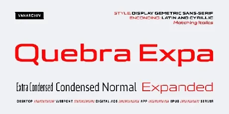 Quebra Expa Family font