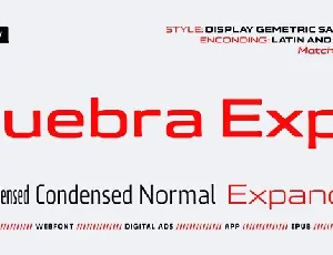 Quebra Expa Family font