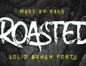 Roasted font