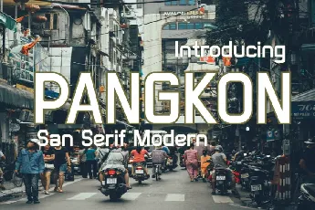 PANGKON font