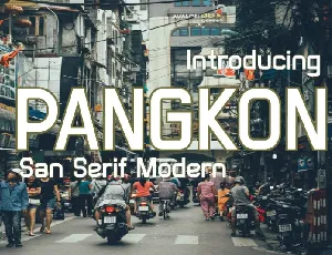 PANGKON font