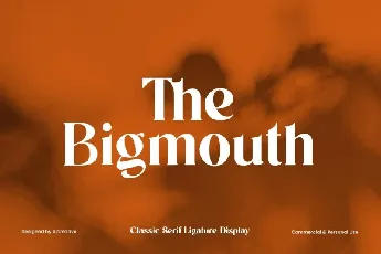 The Bigmouth font