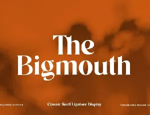 The Bigmouth font