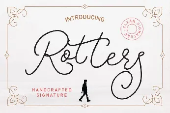 Rotters Signature font